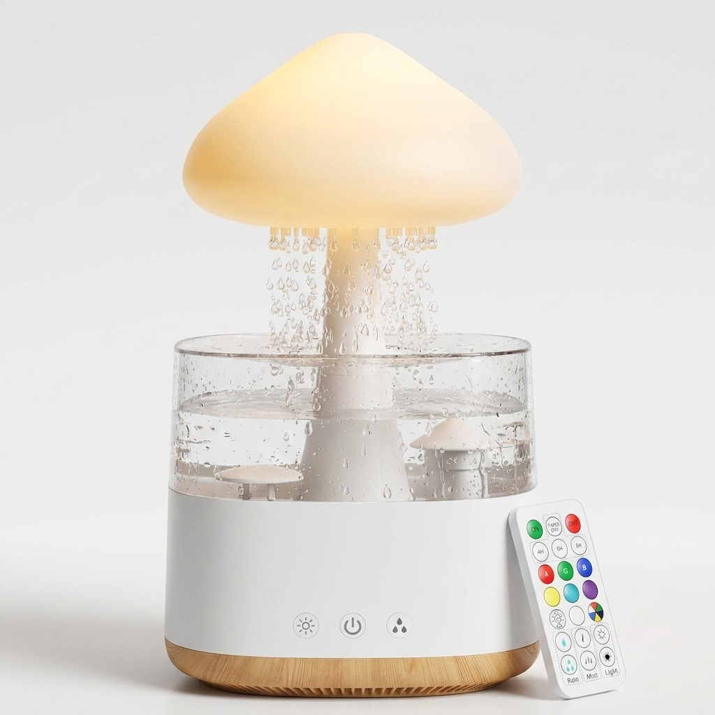MISORA Rain Cloud Humidifier with remote
